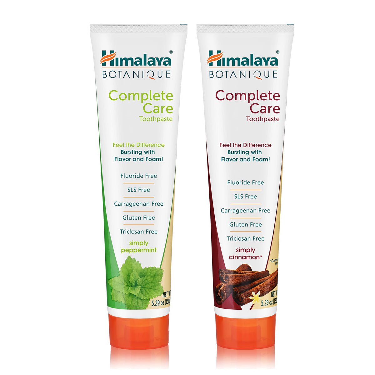 Himalaya Botanique Complete Care Toothpaste, Herbal Variety 4 Pack, 5.29 oz