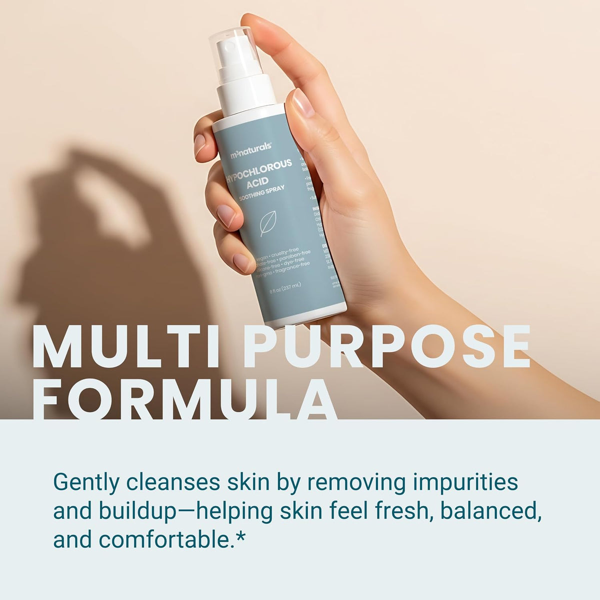 M3 Hypochlorous Acid Face & Body Spray for Sensitive Skin, 8 fl oz