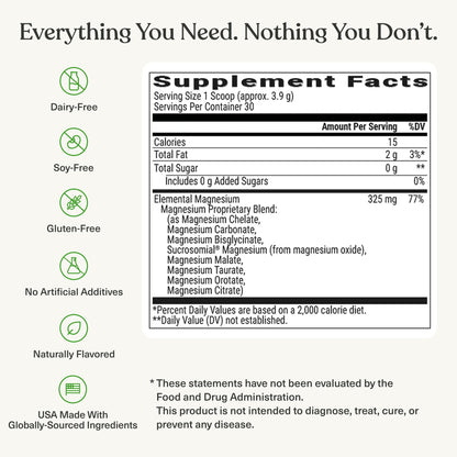BIOptimizers Magnesium Breakthrough Drink - 8 Forms of Magnesium, Electrolytes, Sleep Health, Stress, Muscle Recovery, Heart Support | Glycinate, Citrate, Malate- Raspberry Lemon