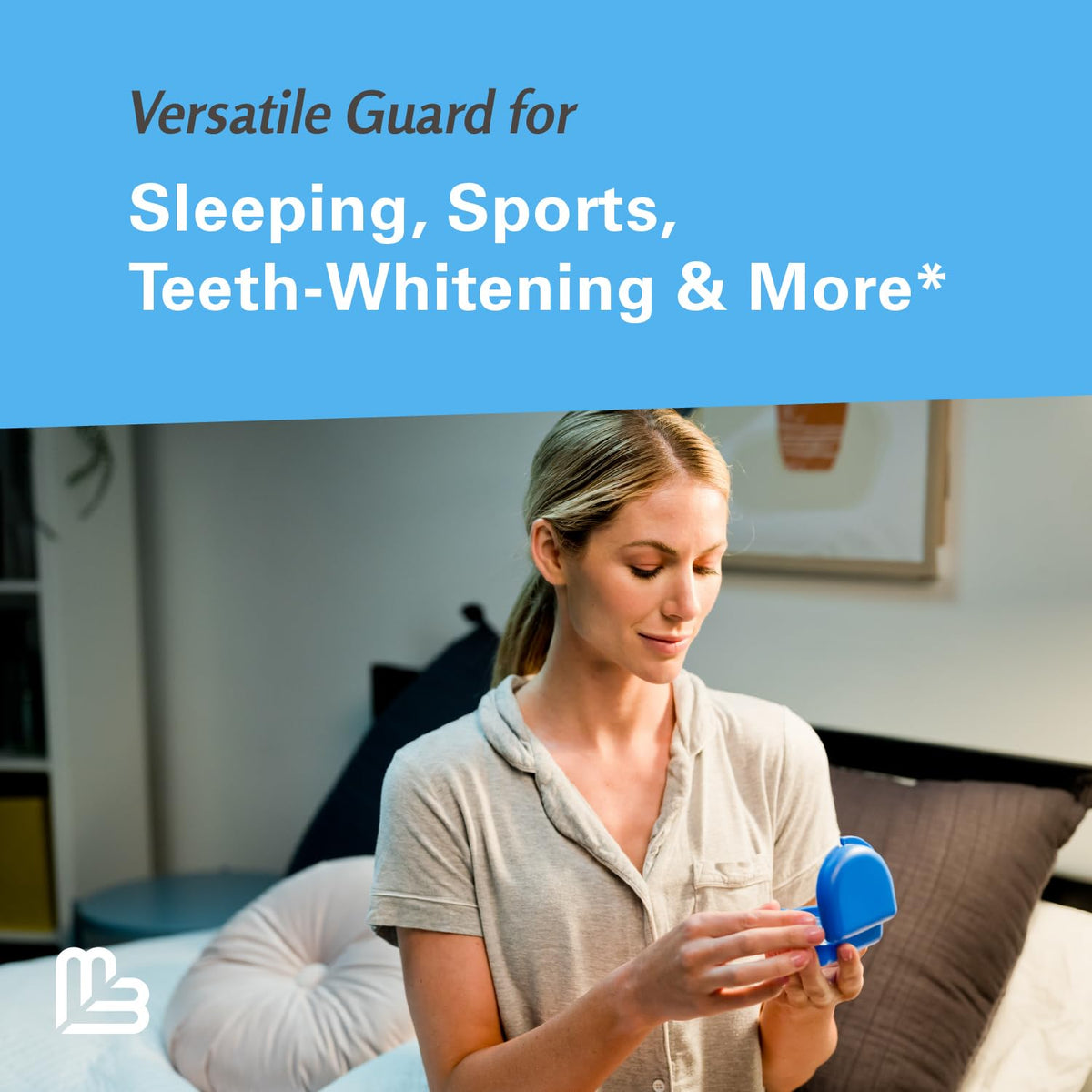 Dental Mouth Guard for Sleeping, Night Guard, BPA-Free, 4 Guards by M3