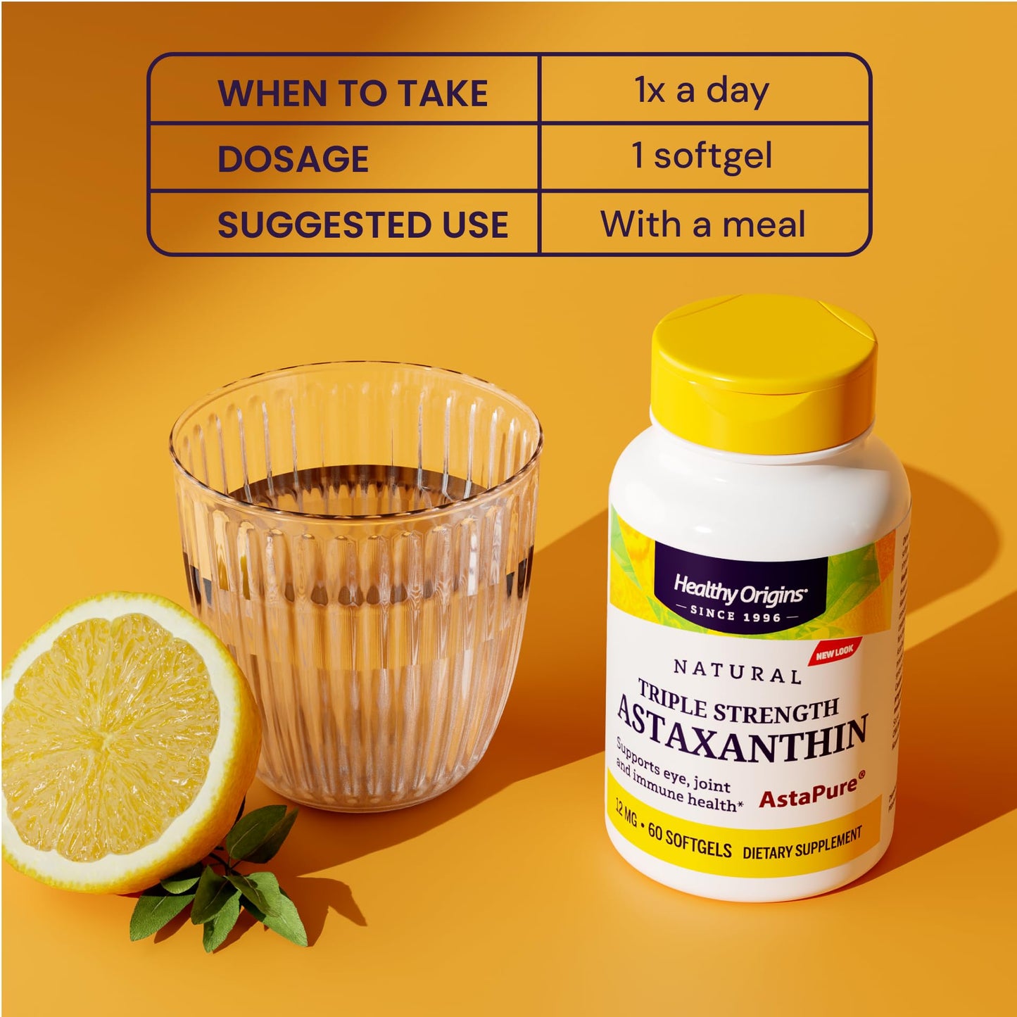 Healthy Origins Astaxanthin AstaPure 12 mg, 150 Softgels