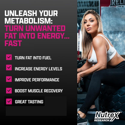 Nutrex Research L Carnitine 3000 - Clinically Dosed L-Carnitine Liquid for Energy, Metabolism & Muscle Recovery - Delicious Strawberry Watermelon - No Sugar, No Carbs, No Stimulants - 31 Servings