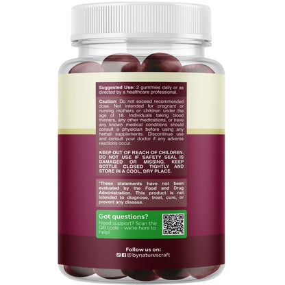 Flow Boosting Beet Root Gummies - Invigorating Beet Gummies for Adults Nitric Oxide Energy & Heart Health Support with Grapeseed Pomegranate & Vitamin B12 - Vegan Non-GMO & Gluten Free - 60 Count
