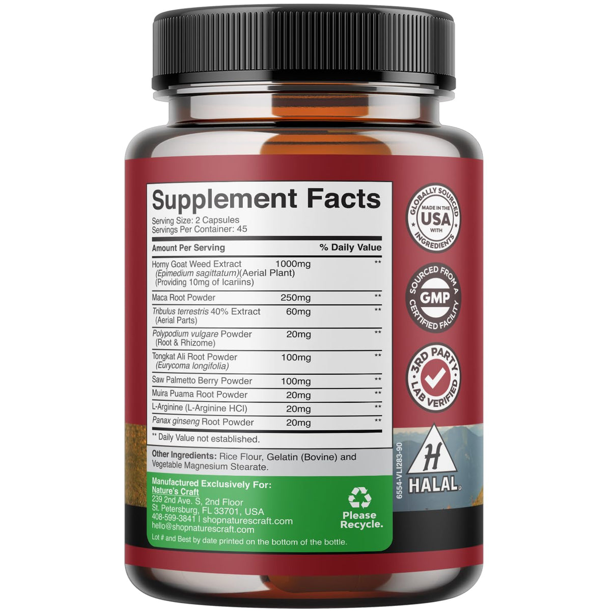 Horny Goat Weed for Male Enhancement - Extra Strength Horny Goat Weed for Men