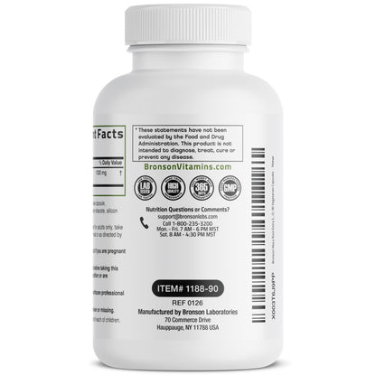 Bronson Maca Root Extra Lepidium Meyenii, Non-GMO, 90 Vegetarian Capsules