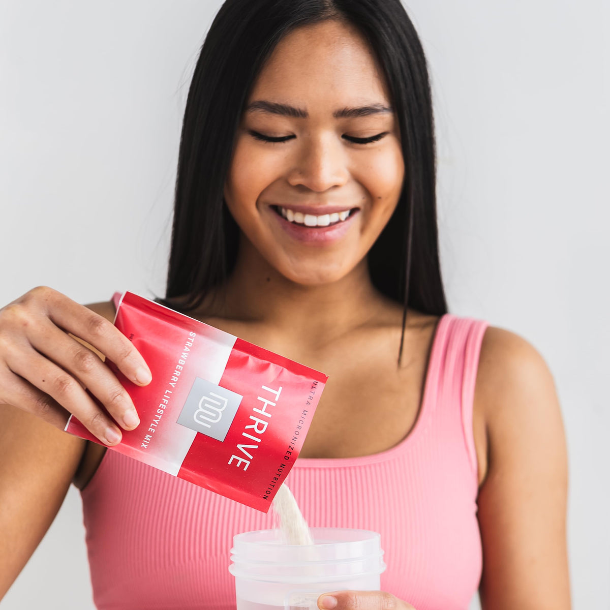 Le-Vel Thrive 2.0 Premium Strawberry Protein Shake for Men & Women | Strawberry
