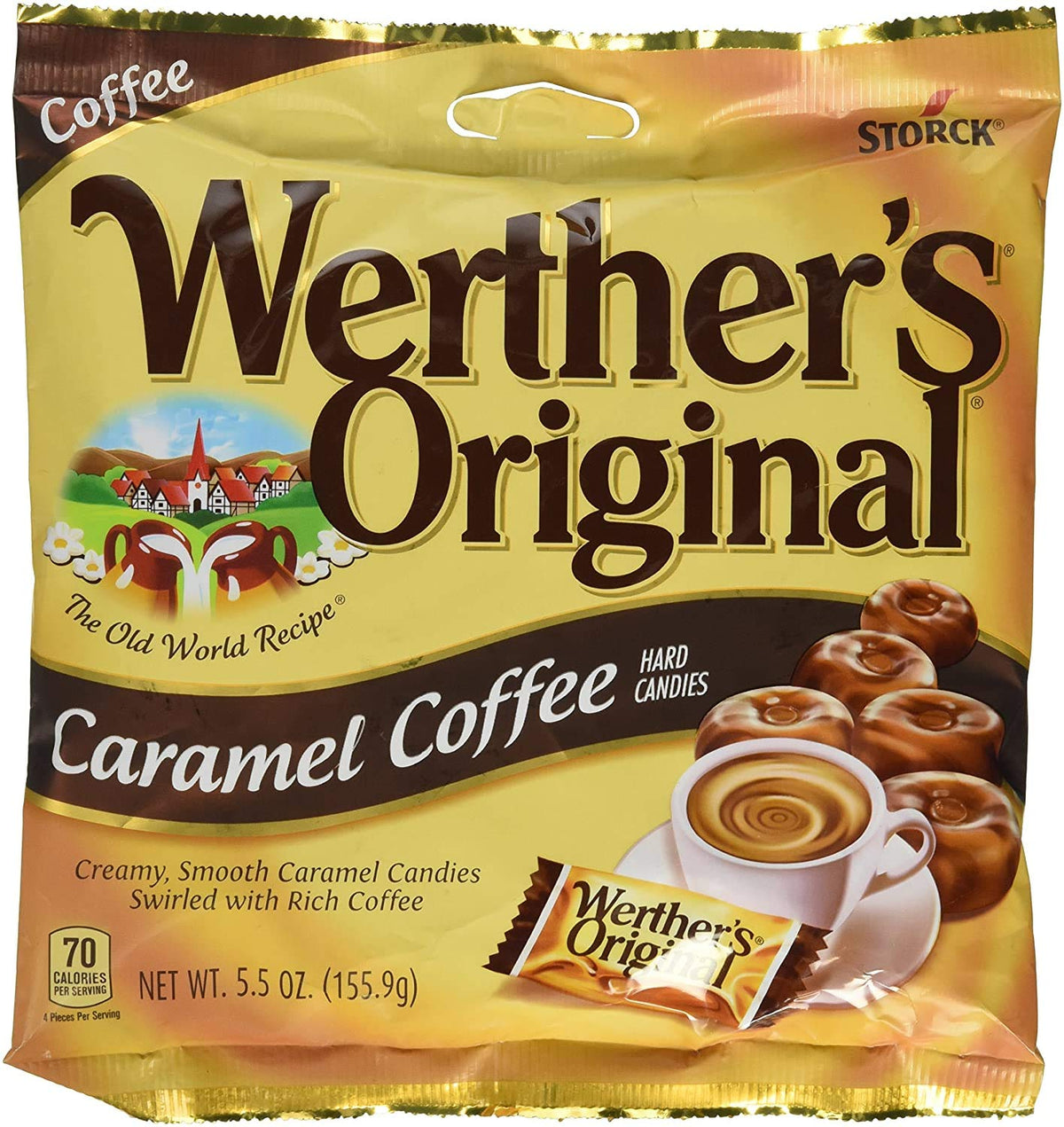 Werther's Original Sugar Free Hard Candies 1.46 Oz (3 Pack)