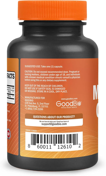 Magnesium Glycinate 500mg Per Serving, 240 Capsules