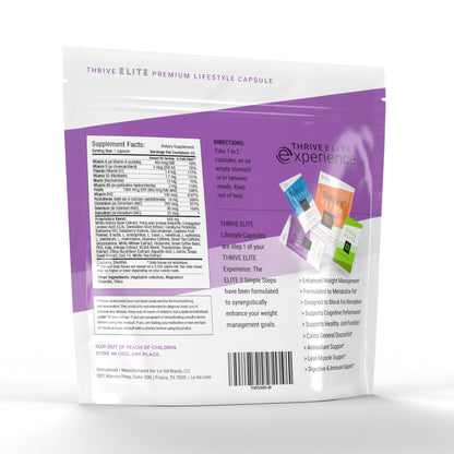 Le-Vel Thrive Elite Premium Lifestyle Capsule for Women | Womens Multivitamin Supplemen