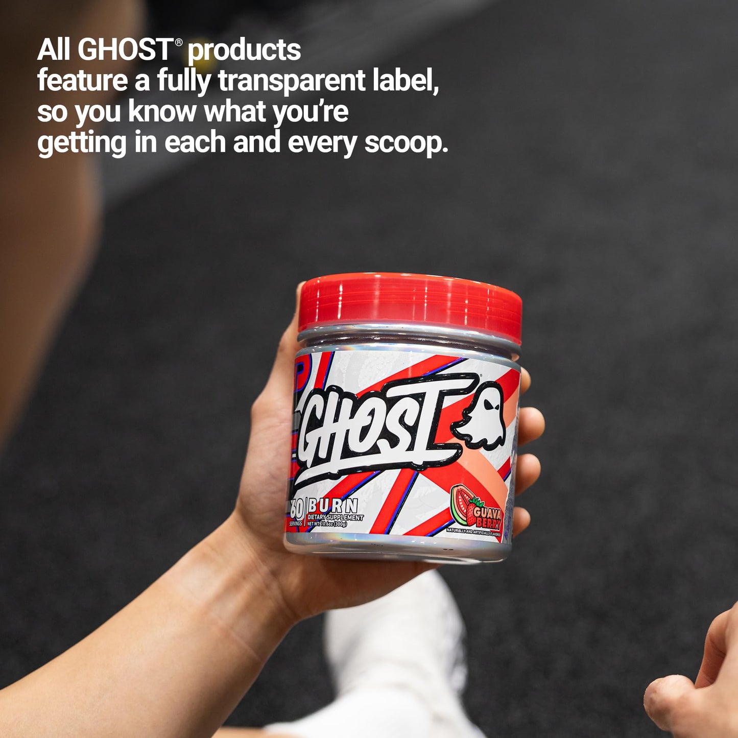 GHOST Burn Weight Management Powder, Kiwi Strawberry (60 Servings) - Metabolism & Energy Support Supplement for Men & Women - Natural Caffeine, L-Carnitine & L-Tyrosine - Soy & Sugar-Free, Vegan