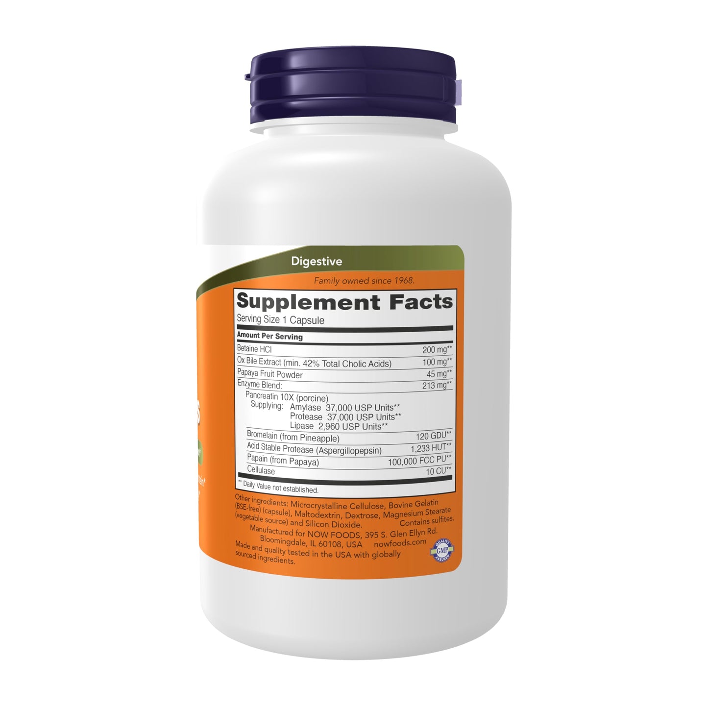 NOW Supplements, Super Enzymes, Formulated with Bromelain, Ox Bile, Pancreatin and Papain, Super Enzymes,90 Capsules