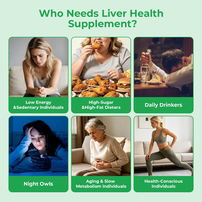 OxyEnergy Liver Cleanse Detox & Repair, Organic Milk Thistle Liver Detox Supplement with Turmeric, Ginger, 5-in-1 Support Liver Health & Digestion & Hangover Relief, Vegetarian, Gluten-Free, 30 Packs