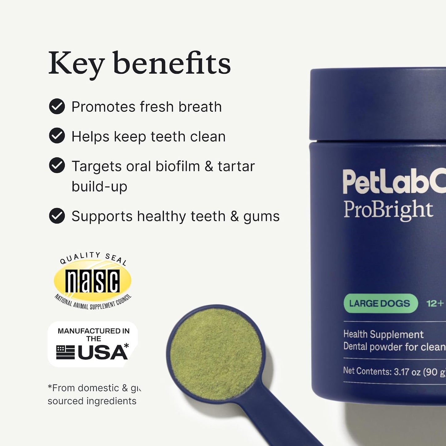 PetLab Co. – Breath & Joint Bundle: Dental Powder for an Effortless Clean in 1 Scoop for Large Dogs & Joint Care Chews for Dogs Supporting Mobility & Occasional Joint Stiffness