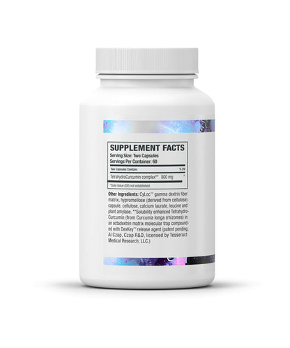Tesseract TetraCumin SR Turmeric Curcumin Supplement, 120 Capsules | Sustained Release, Metabolite, Supports Joint Comfort, Mobility & Flexibility, For Women & Men, Curcuma Capsules, Gluten Free