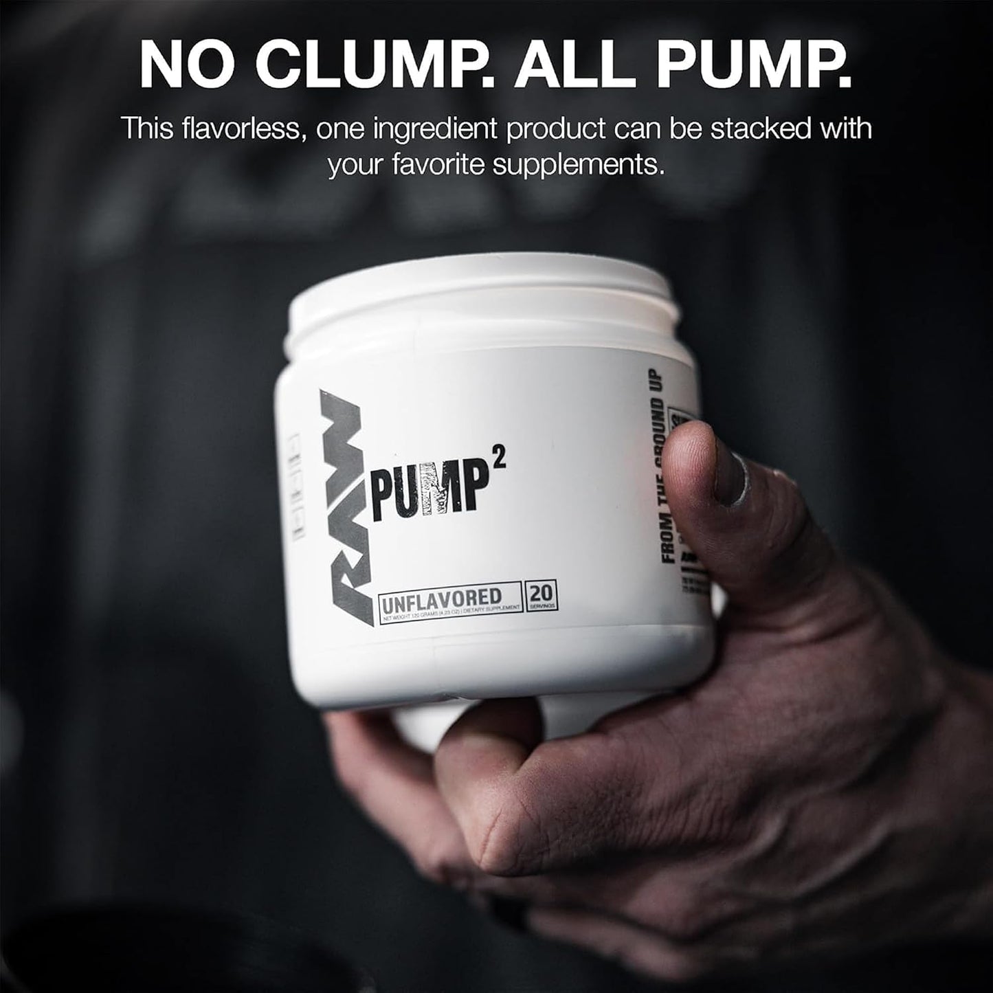 RAW Nutrition Creatine Monohydrate & Unflavored Pre-Workout Powder Bundle