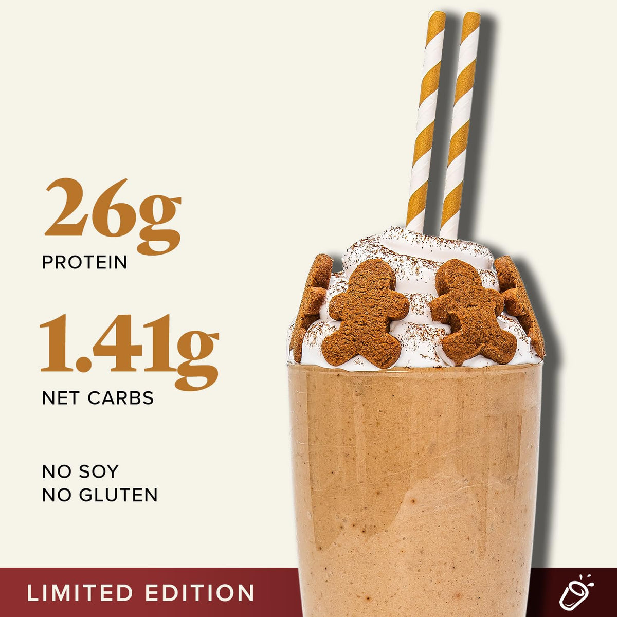 Keto Chow Chocolate Peanut Butter Meal Replacement Shake Powder, 3 Meals