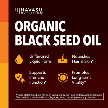 Black Seed Oil Capsules, Vegan, Non-GMO, Cold-Pressed Nigella Sativa, 90ct | 1500mg Per Serving Black Cumin Supplement for Skin Health, Immune Function, and Digestive Health, Unflavored, 30 Servings
