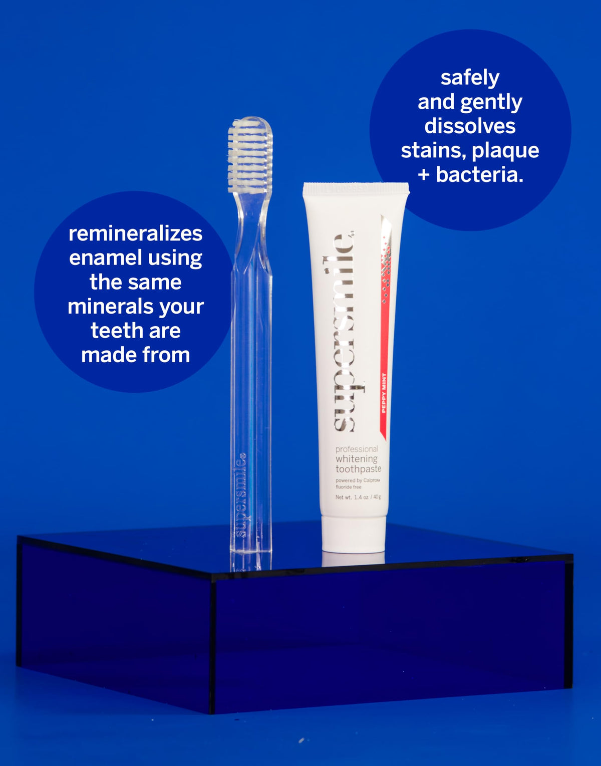 Supersmile Fluoride-Free Whitening Kit, Citrus Blast, 1.4 Oz Travel