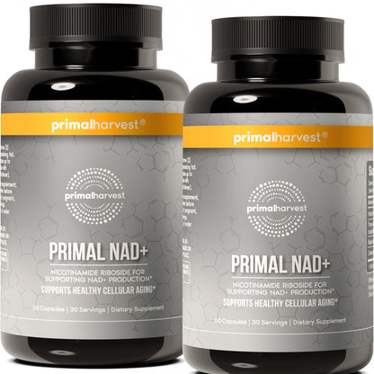 Primal Harvest NAD+ - Daily Vegan Supplement, Gluten & Dairy Free