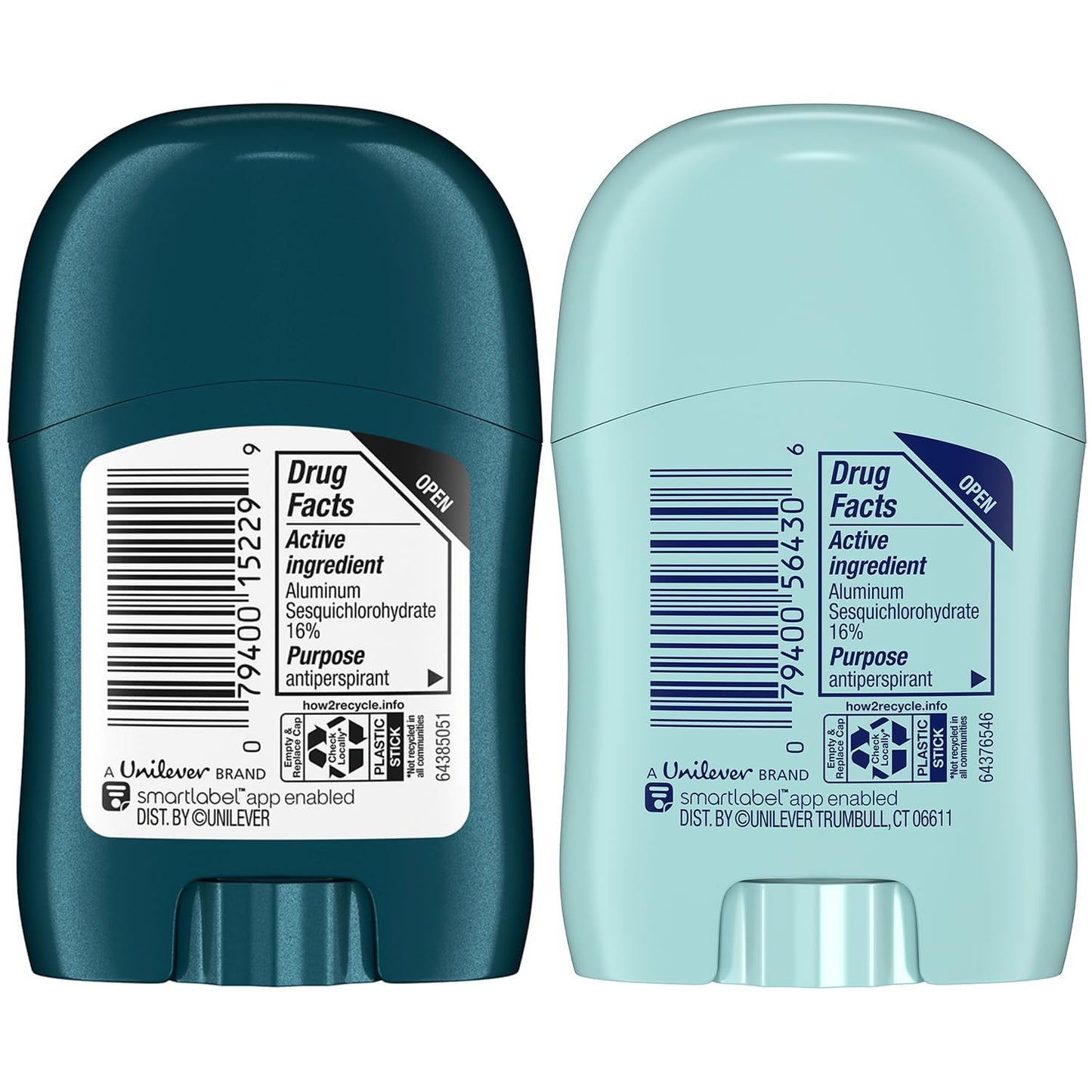Degree Advanced Travel Deodorant Bulk Variety 24-Pack, 0.5 Oz Ea | 72H Body Heat Activated Mini Antiperspirant Deodorant Bundle | 12 Cool Rush for Men + 12 Shower Clean for Women