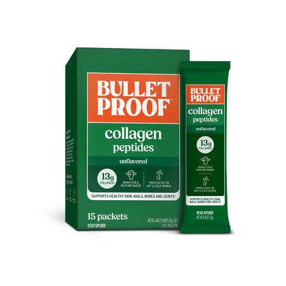 Bulletproof Unflavored Collagen Peptides Powder, 20g Grass-Fed Collagen Protein and Amino Acids for Skin, Bones and Joints, 17.6 Ounces