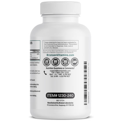 Bronson Magnesium Glycinate 200 MG Chelated High Absorption, 60 Capsules | Stress Relief, Sleep, Heart Health, Nerves, Muscles, and Metabolism Support, Vegetarian, Non-GMO, Gluten Free, Soy Free
