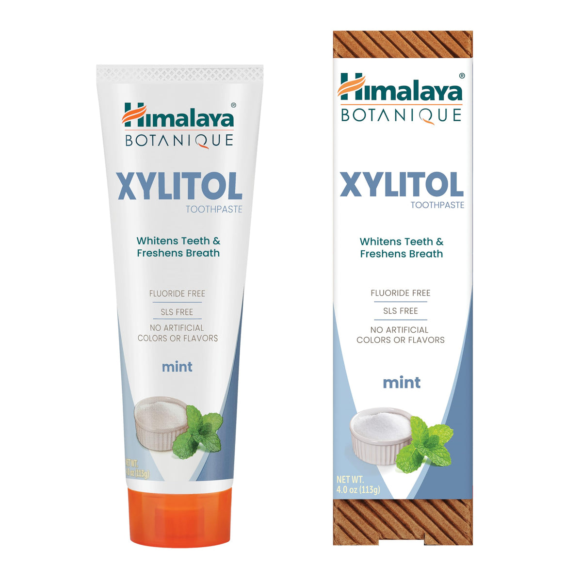 Himalaya Botanique Xylitol Fluoride-Free Toothpaste, Mint Flavor, 4 oz