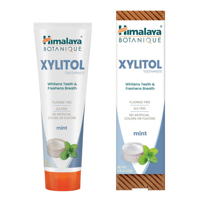 Himalaya Botanique Xylitol Fluoride-Free Toothpaste, Mint Flavor, 4 oz