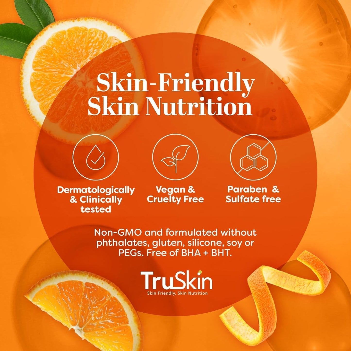 TruSkin Vitamin C Night Cream Brightening Face Moisturizer, 2 fl oz | Overnight Vitamin C cream with Vitamin B5, Aloe, MSM and Cocoa Butter hydrates for smoother, firmer-looking skin as you sleep