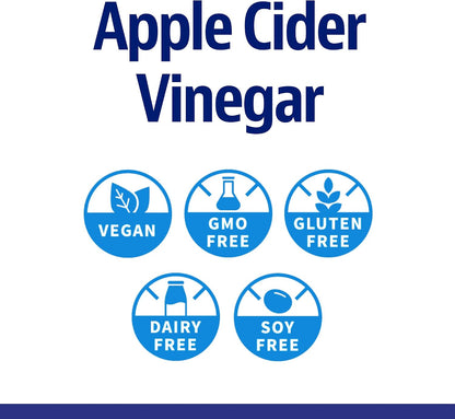 Enzymedica Apple Cider Vinegar Supplement for Men & Women - Apple Cider Vinegar Capsules with Mother, Raw & Unfiltered, Gut Health & Digestive Support, Gluten Free ACV, Vegan, Non-GMO - 120 Count