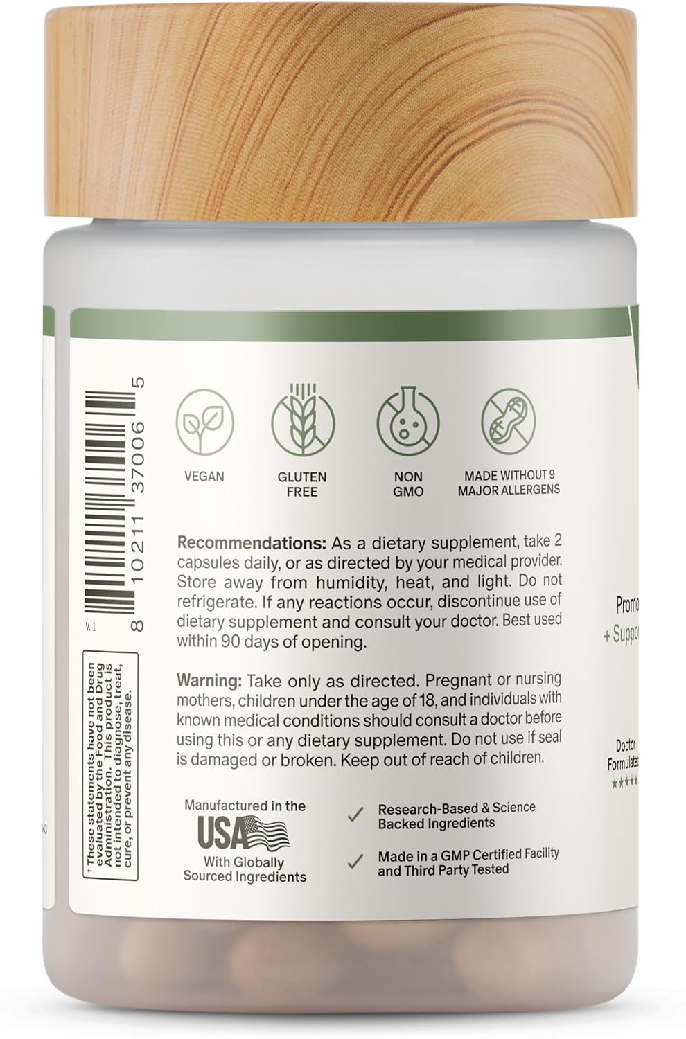 Snap Supplements Thyroid Health, Selenium, Zinc, L-Tyrosine, 60 Capsules | Thyroid Support Supplement for Women & Men, Botanicals for Metabolism, Energy & Endocrine Balance, Iodine-Free, Vegan