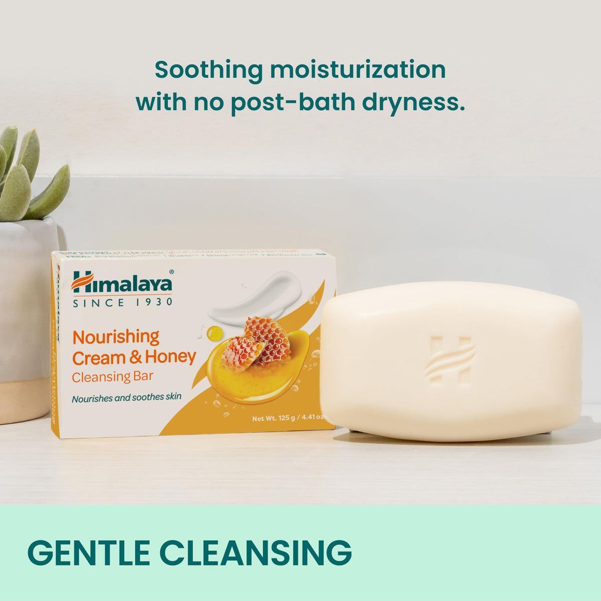 Himalaya Nourishing Cream & Honey Cleansing Bar Soap, 4.41 oz, 6 Pack