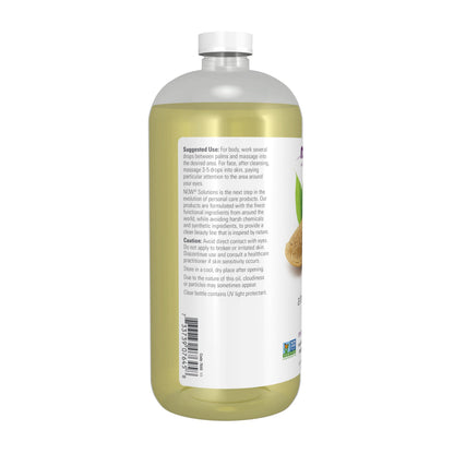 NOW Foods Solutions, Sweet Almond Oil, 100% Pure Moisturizing Oil, Promotes Healthy-Looking Skin, Unscented Oil, 16-Ounce,Package may vary