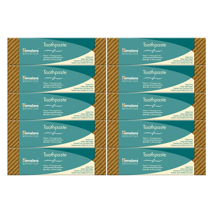 Himalaya Botanique Neem & Pomegranate Toothpaste, Mint, 5.29 oz, 2 Pack