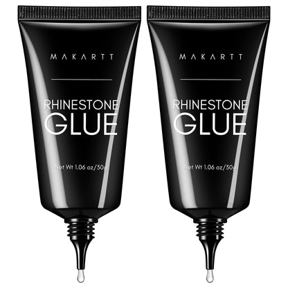 Makartt Nail Rhinestone Glue for Nails 60ML Gel Nail Glue for Rhinestones Gems Super 