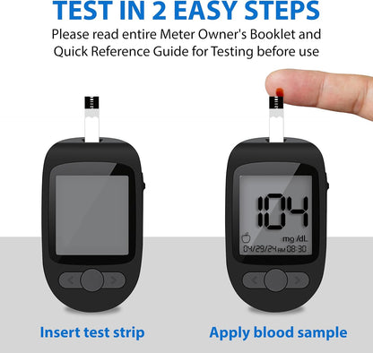 TRUENESS Blood Glucose Test Strips, 50 Count | Blood Glucose Test Strips Compatible with TRUENESS Family of Self Monitoring Blood Glucose Meters, Fast 5 Second Results
