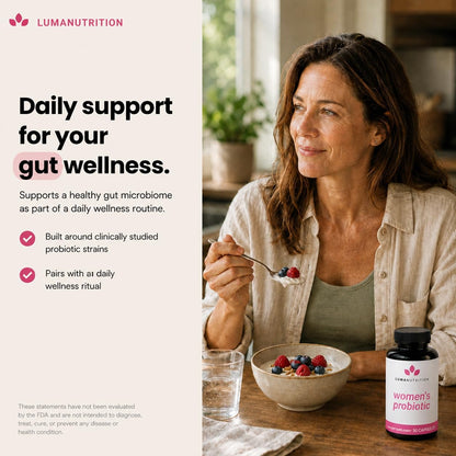 Luma Nutrition Probiotics for Women Digestive Health - 30 Capsules