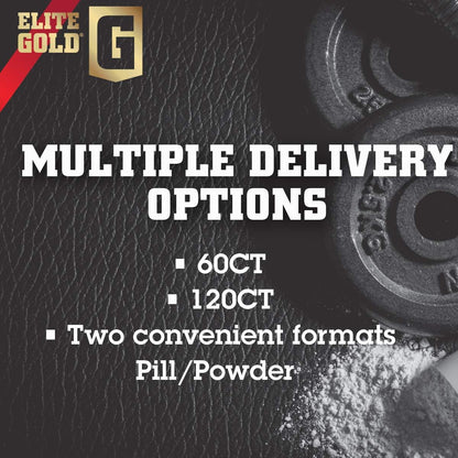 Elite Gold NX6 Nitric Oxide Rush, Pre Workout, Keto, Amino Energy, Beta Alanine, Optimum Nutrient Health, 120 Count Capsules