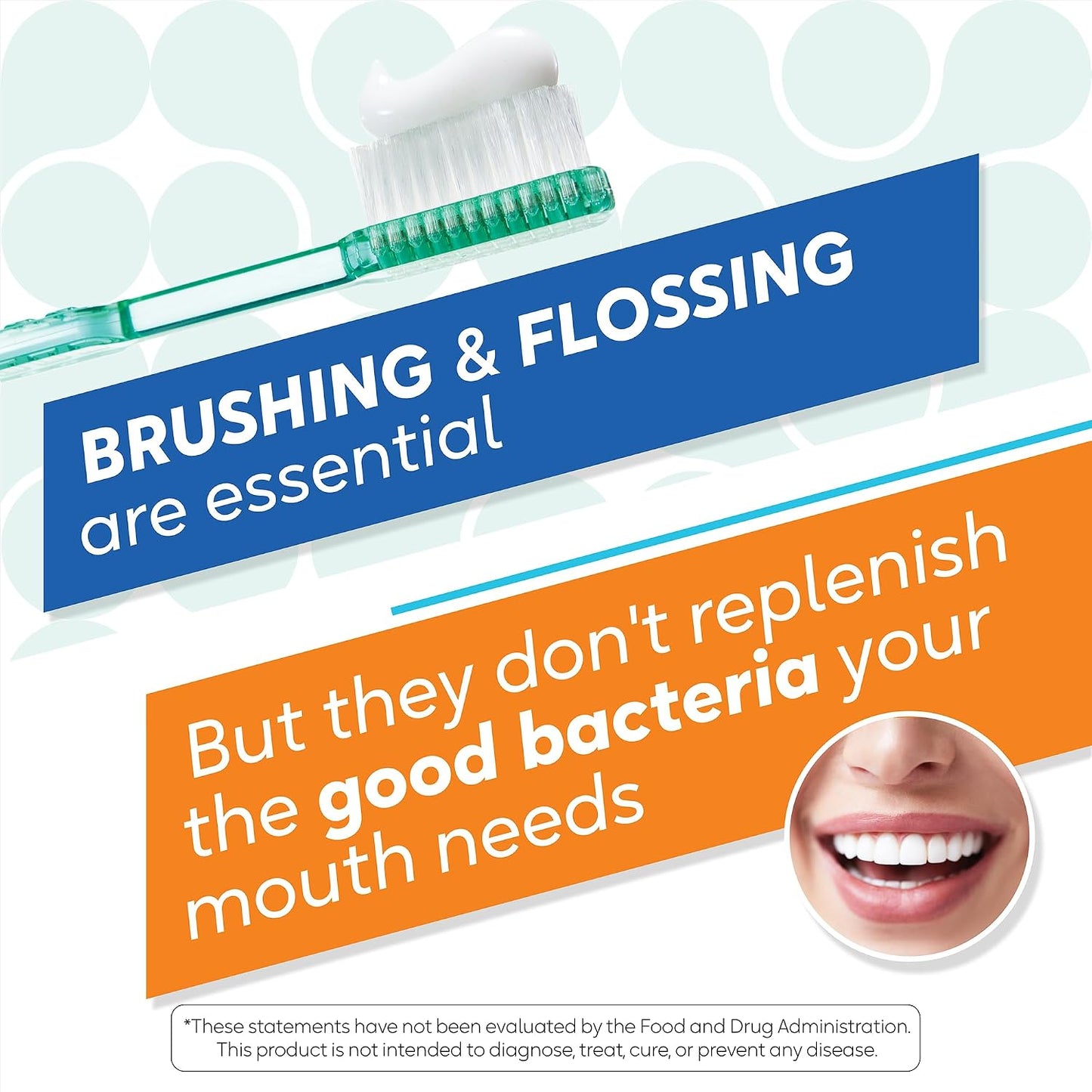 BioGaia Prodentis Fresh Breath Oral Probiotics for Bad Breath & Halitosis | + Zinc to Neutralize Odors | Promotes Healthy Gums & Teeth | 30 Dental Probiotic Lozenges | Dental Hygienist-Recommended