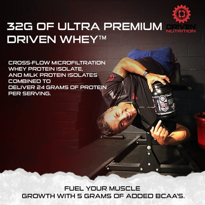 Driven WHEY- Grass Fed Whey Protein Powder: Delicious, Clean Protein Shake