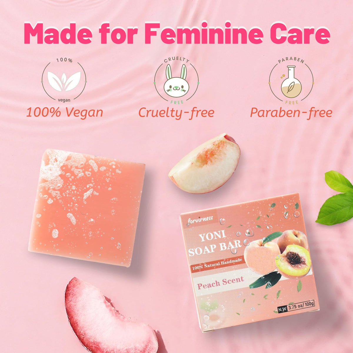 Yoni Wash Yoni Oil Yoni Bar Soap for Women ph Balance, Feminine Wash for Women Remove Odor