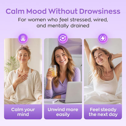 Gynable Saffron Supplement for Women, Daily Calm & Stress Support Drink Mix, 89mg Saffron Extract + Ashwagandha, L-Theanine & Magnesium, Helps You Unwind & Feel More Balanced, 20 Stick Packs, Lime