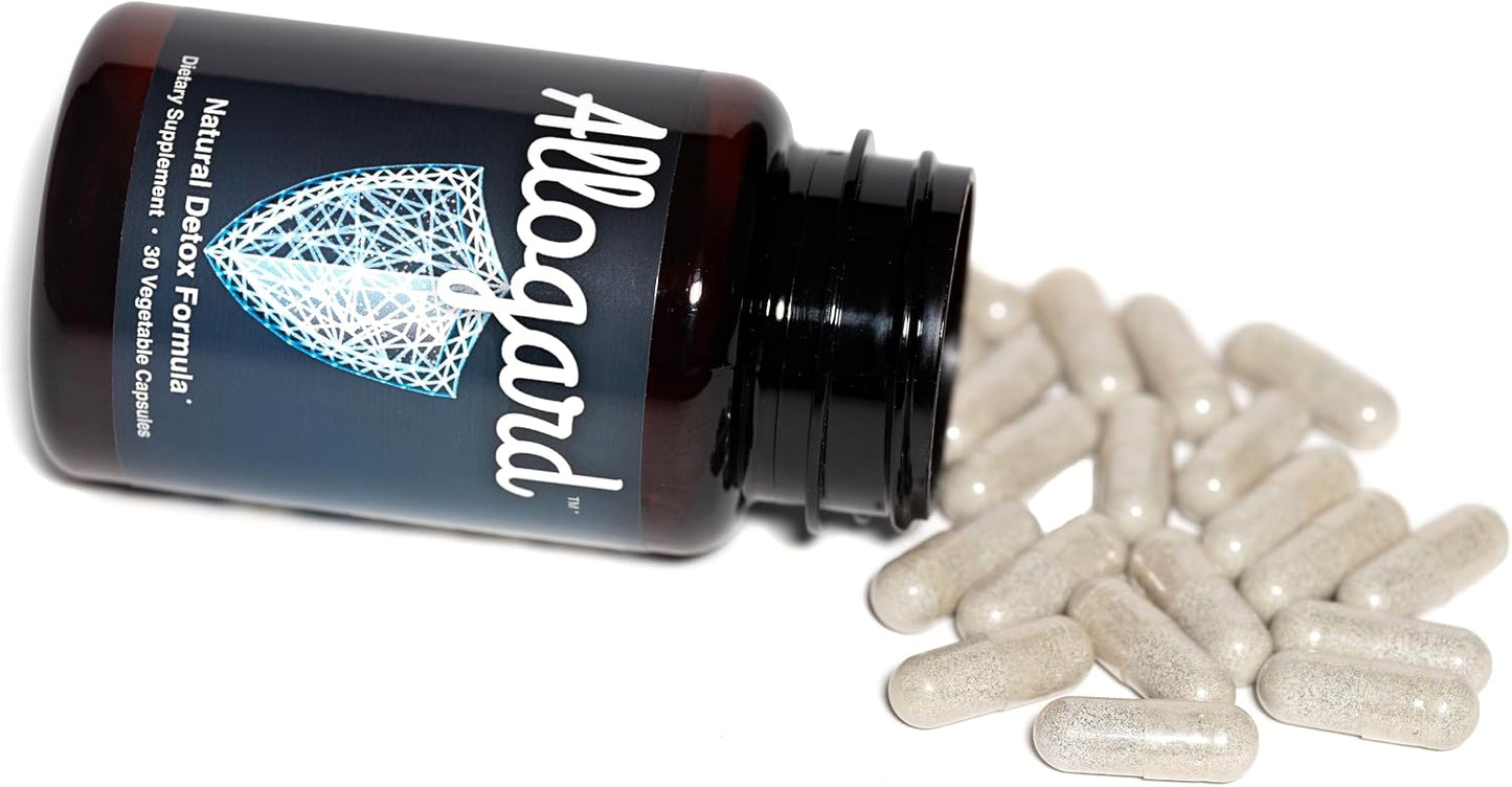 Allogard Natural Detox and Cleanse Supplement, Vegan, Gluten-Free | Helps Bind to and Flush Out Everyday Toxins to Boost Energy, Mental Clarity, and Full-Body Wellness, 30-Day Supply