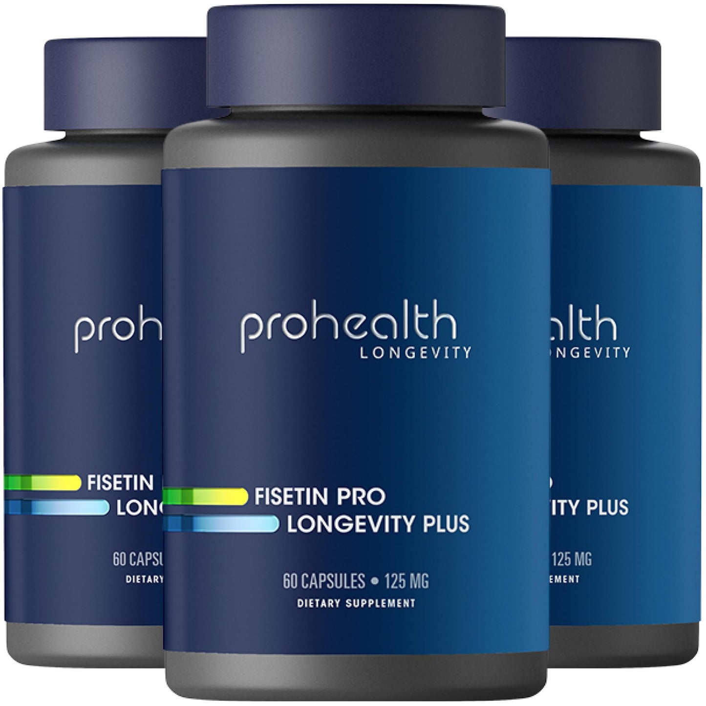 ProHealth Fisetin Supplements-15X Better Absorption from Polyphenol Blend + MCT Oil. 3rd Party Tested Pure. USA Manufactured. Powerful Antioxidant + Senolytic. Fisetin Supplement 125mg X 60 Servings