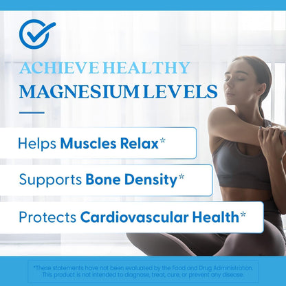 Doctor's Best High Absorption Magnesium Glycinate Lysinate Supplement for Sleep Support - Chelated Magnesium Capsules for Women & Men, 105 mg per Serving, Calm Support, Vegan - 120 Veg Caps