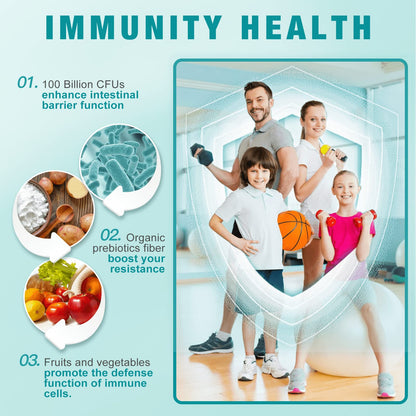 Probiotics for Women-Men-Kids Digestive Health, Prebiotics and Probiotics for Women