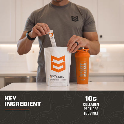 MTN OPS Collagen Peptides Stick Packs, Unflavored Protein Powder
