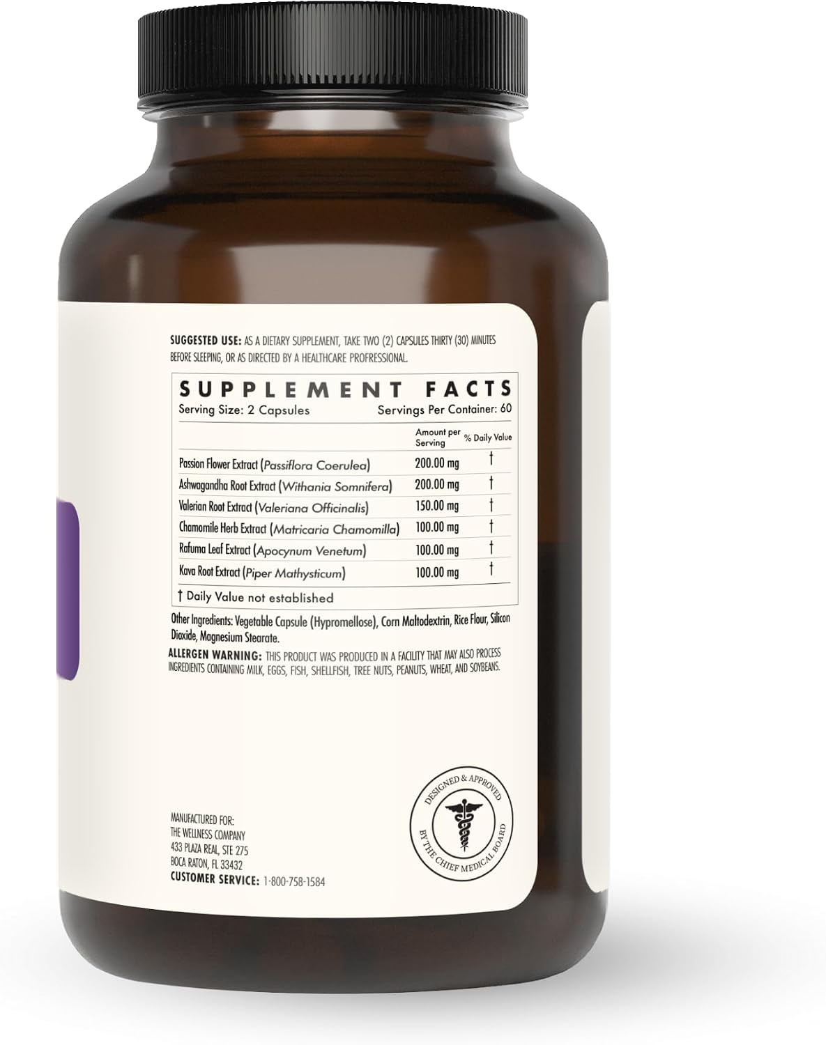 Restful Sleep - Melatonin-Free, Kava, Ashwagandha & Valerian Root, 120ct