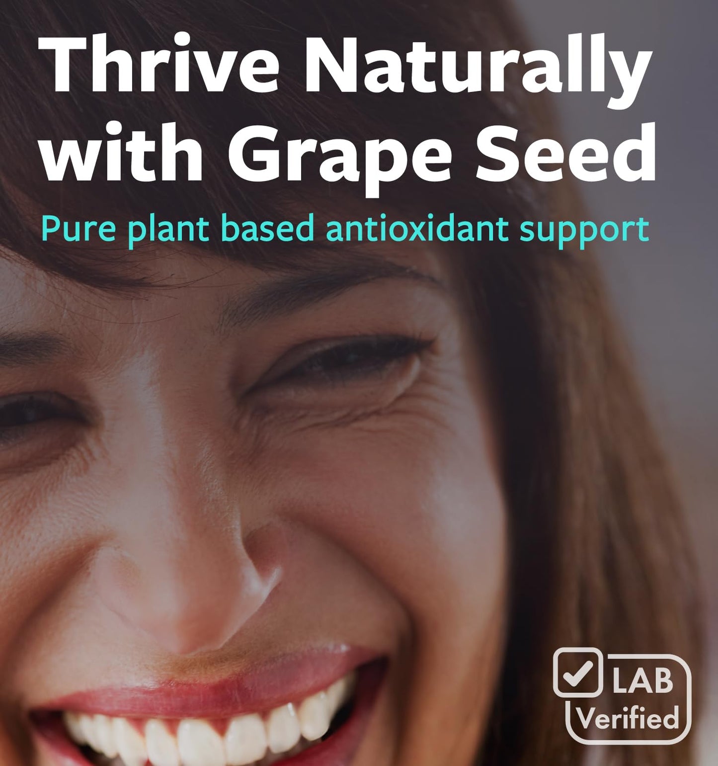 PURE CO USDA Organic Grape Seed Extract - High Potency 25:1 Grapeseed Supplement with 12,500mg Herbal Equivalent Strength - Antioxidant Support - Vegan & Non-GMO (4 Month Supply)