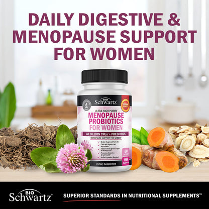Menopause Supplements for Women - 40B CFU Menopause Probiotics for Women